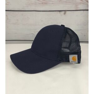 Carhartt‎ Rugged Professional Series Navy Blue Mesh Back Trucker Hat OSFA